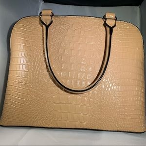 Faux snake skin purse